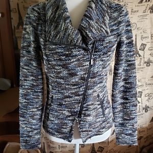 🆕️Halogen | Knit Moto Jacket